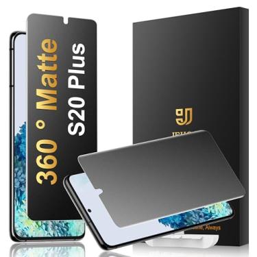Imagem de JEHOO [Pacote com 2] Protetor de tela de privacidade de TPU fosco de 4 vias 360° para Samsung Galaxy S20 Plus (não é vidro), compatível com sensor de impressão digital, filme flexível adesivo completo