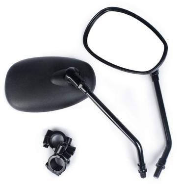 Imagem de Espelhos de motocicleta Surpassme Black Rearview com manípulo de 7/8
