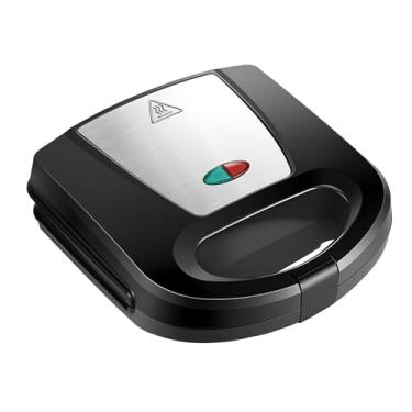 Imagem de KiBcsLic Sanduicheira Utensílio de Cozinha Multiuso Aquecimento Rápido 800W Fácil de Limpar Grelha Elétrica Compacta Portátil Prensa Placa Antiaderente