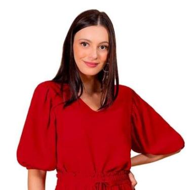 Imagem de Blusa Feminina Manga 3/4 Lisa-Feminino