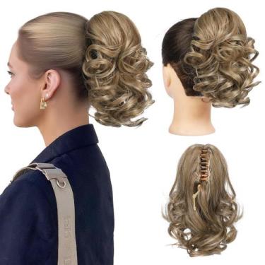 Imagem de Extensão de rabo de cavalo REECHO Classic Loose Curly Wavy de 9 polega