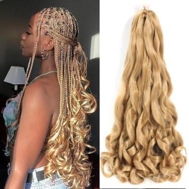 Imagem de Cabelo sintético francês encaracolado, Conrora, 24 polegadas, 8 pacote