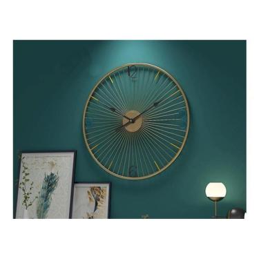 Imagem de Relógio De Parede 3D Roda Bicicleta Design Europeu 50Cm