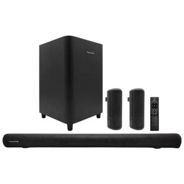 Imagem de Kit Soundbar Tomate 280W Bluetooth USB Preto Home Theater