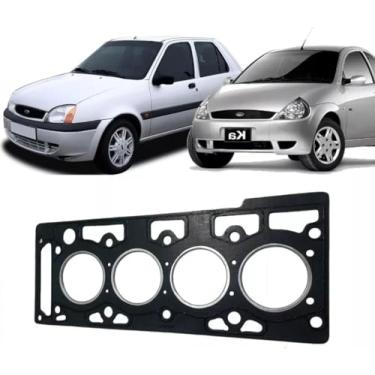 Imagem de Junta de Cabeçote Sob Medida Ká Fiesta 1.0 8v Zetec R o c a m 3mm - Global Juntas