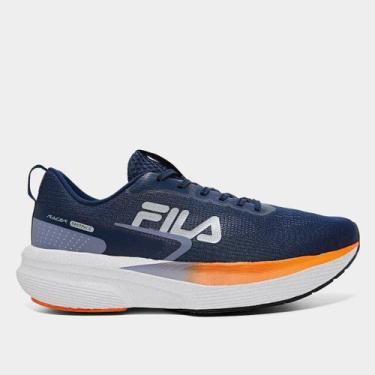 Imagem de Tênis Fila Racer Fastpace Masculino, Marinho, Laranja, 39
