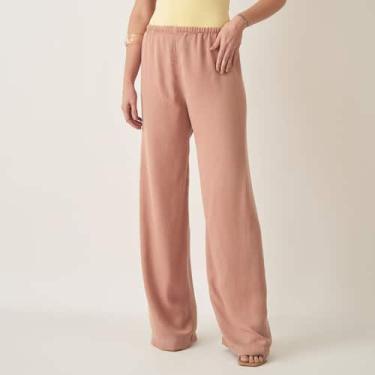 Imagem de Calça Pantalona Tencel Color com Elástico - Bloom, Caqui canela, 38