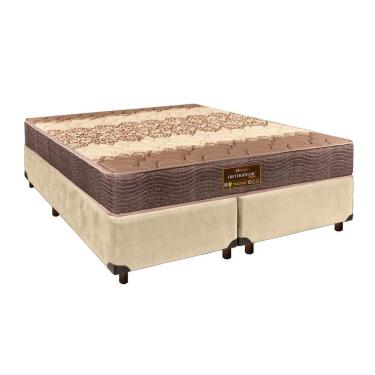 Imagem de Cama + Box Perola E Colchão D26 Queen - Ortophedic Sankonfort
