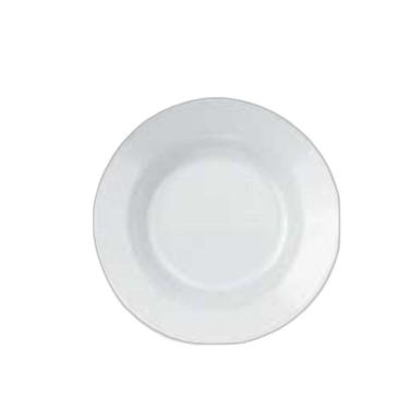 Imagem de Jogo De Prato Menu 12 Pratos Fundos - 23Cm Cerâmica Branca