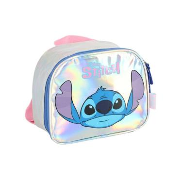 Imagem de Lancheira Prata Stitch Disney Classics Holográfica Luxcel
