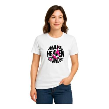 Imagem de Camiseta Feminina Algodão Religião Fé Cristã Gospel Jesus - Religião E