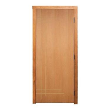 Imagem de Porta De Giro Frisada P- Verniz 210x60 F05 - Caixilho De Porta Medida 