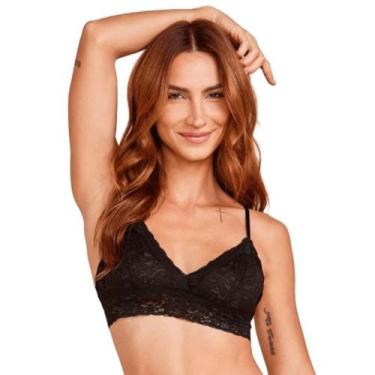 Imagem de Sutiã Triângulo Rendado Com Bojo Removível Hope - L12273, Preto, M