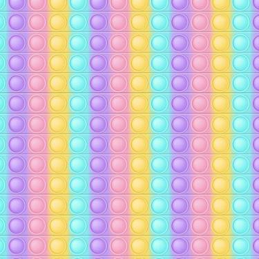 Imagem de Tecido Tricoline Estampa Digital - Pop It Candy Colors - Peripan - 50 