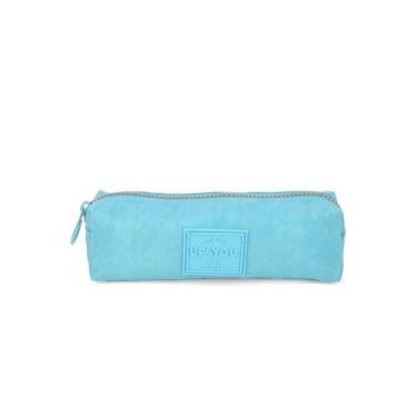 Imagem de Estojo Escolar Tecido Crinkle Tactel UP4YOU, Turquesa
