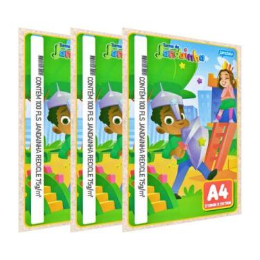Imagem de Papel Sulfite A4 75g Reciclado Jandaia com 300 folhas