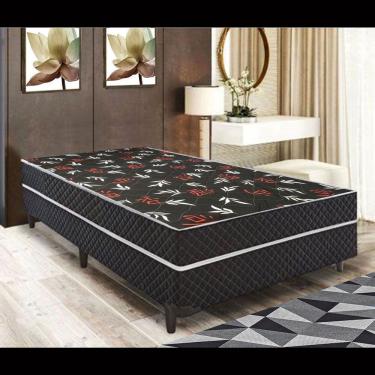 Imagem de Cama Box Solteiro Conjugada Premium 188x88x43 (10cm)