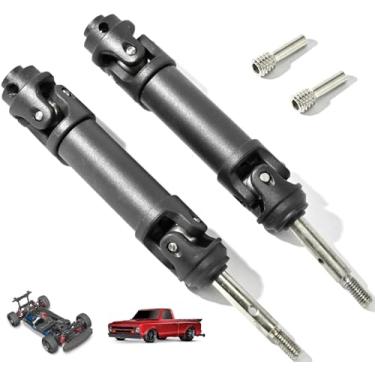 Imagem de Extreme-Duty Rear Driveshaft Assembly for Traxxas 1/10 Drag Slash - Fits Chevrolet C10 / Ford Mustang (Models 94076-4, 24254-8, 94376-74, 94346-74) - Direct Replacement for OEM 9450