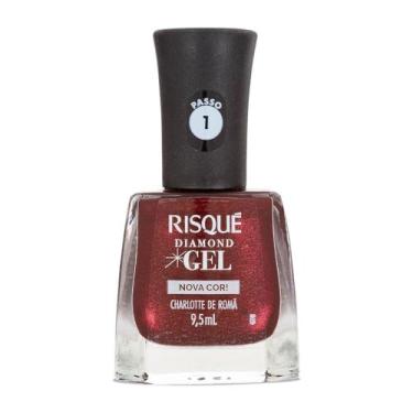 Imagem de Esmalte Diamond Gel Risque Cor Charlotte De Romã