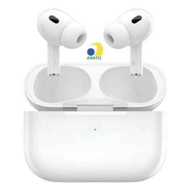 Imagem de Fone De Ouvido Bluetooth 5.4 Sem Fio com Microfone Tws Premium Branco 