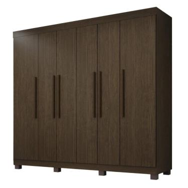 Imagem de Guarda-roupa De Casal 100% Mdf 6 Portas 4 Gavetas Inglaterra