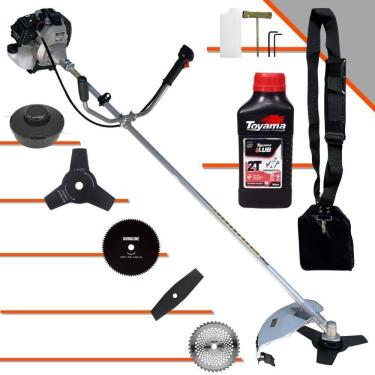 Imagem de Roçadeira Lateral Toyama Tbc43h 43cc 5 Em 1 + Óleo Toyama 2t