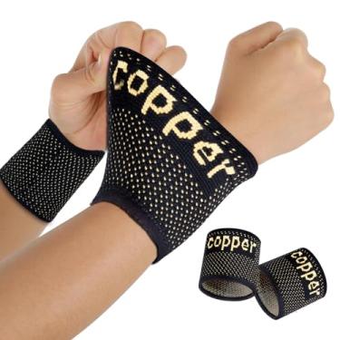 Imagem de Pulseiras, elástico de algodão e umidade, atlético, para academia, tênis, atividades ao ar livre, G