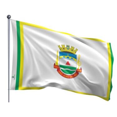 Imagem de Bandeira do Município de São João Del Rei Dupla Face Estampada Tamanho