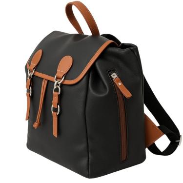 Imagem de Mochila De Couro Zup Essenza Cor Preto