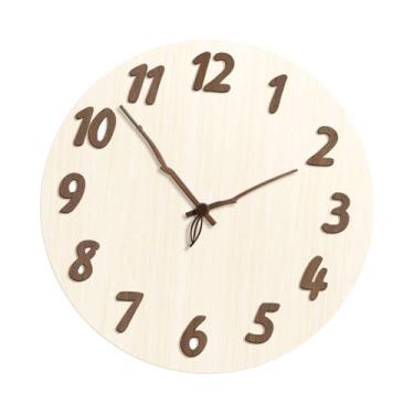 Imagem de Generic Relógio de Parede Decorativo Silencioso para Sala de Estar, Sala de Jantar E Escritório.