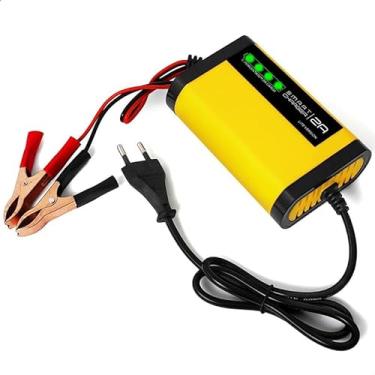 Imagem de Carregador De Bateria, Carregador Carro Automotivo Moto 12v, Para Carros E Motos Proteção Automática