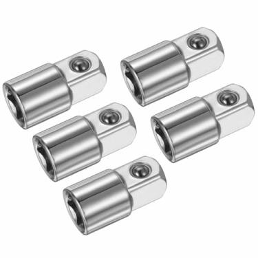 Imagem de HARFINGTON 5 peças Adaptador de soquete de impacto fêmea de 1/10.2 cm para 3/20.3 cm macho aumento de unidade quadrada conversor SAE padrão chave de impacto chave catraca disjuntor barra conversão