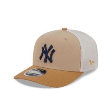 Imagem de BONE NEW ERA 9SEVENTY STRETCH SNAP NEW YORK YANKEES MLB BEGE-Masculino