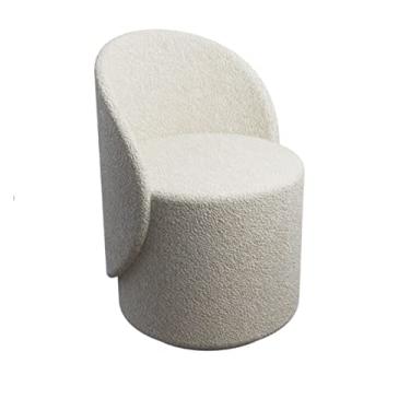 Imagem de GNHGDFFDF Cadeira de maquiagem de veludo com encosto para quarto Vanity Banqueta de luxo elegante para penteadeira