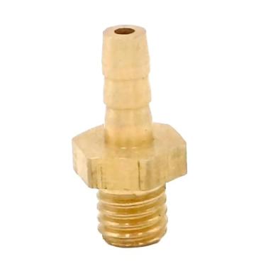 Imagem de LOT 5 Mangueira Barb I/D 3 mm x M5 rosca macho métrica acoplador de latão conector de emenda