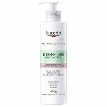 Imagem de Gel de Limpeza Facial Concentrado Eucerin - DermoPure Oil Control 400g-Unissex