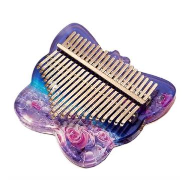 Imagem de Piano de polegar Kalimba 21 notas Piano de dedo iniciante kalimba profissional