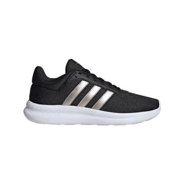 Imagem de adidas Tênis feminino Lite Racer 4.0, Preto/champanhe metálico/champanhe metálico, 36