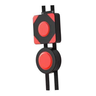 Imagem de rockible Almofada de boxe montada na parede saco de boxe prática couro do plutônio treinador de boxe para ginásio esportes artes marciais casa, Luvas Não Incluídas