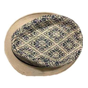 Imagem de Chapeu Unissex Palha Panama Fedora  - OEM, Aliatorio, 58CM