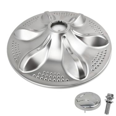 Imagem de HLZDS Conjunto de pulsador de placa de lavagem 5845EA1003B com tampa do pulsador 5006EA3009B e parafuso adequado para lavadora LG WT1001CW WT4801CW, substitui 5845EA1003C 5845EA1003E 2650671 Placa