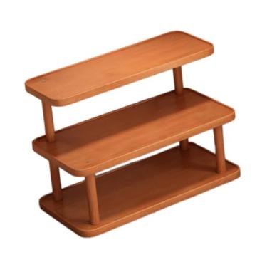 Imagem de YWJLQH Suporte para Expositor de Perfumes com 3 Camadas, Simples e Multiuso, em Madeira, Ideal para Organizar Coleções, Organizar Escritórios e Salas de, 50cm