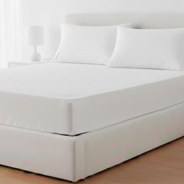 Imagem de Jogo De Lençol Elástico Casal King Box 3 Peças Algodão Percal - Bella 