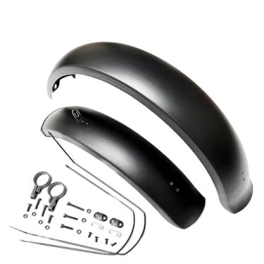 Imagem de 1 Par de Para-lamas 26"*4.0 para Bicicleta de Neve/Praia, Compatível com Bicicletas Fat Bike, Cor Laranja, Acessórios para Bicicleta