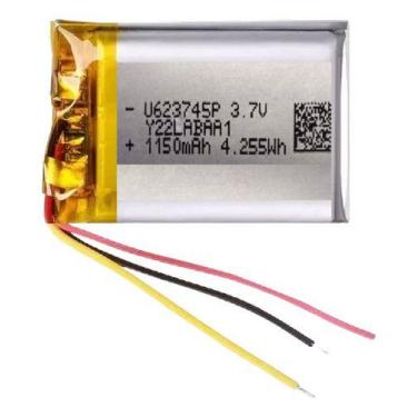 Imagem de Bateria U623745p 1150mah Com 3 Fios Sem Conector !! - BGB ENERGY BATTE