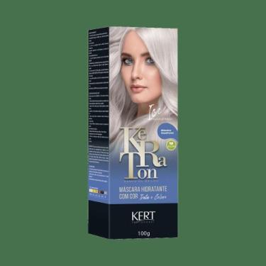 Imagem de Tonalizante Keraton sem Amônia Banho de Brilho Ice Cinza Platinado 100