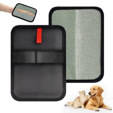 Imagem de Deisunpet 2 peças de luva eletrostática para remoção de pelos de animais de estimação, escova mágica, removedor de pelos de animais de estimação para gatos e cães, luvas reutilizáveis para remoção de