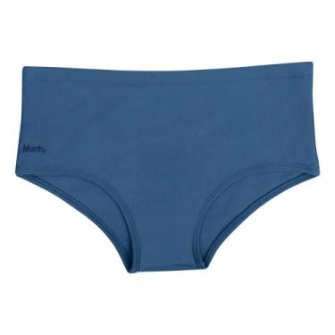 Imagem de Sunga Lisa com Vivo Mash Masculina, P, Azul jeans escuro