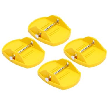 Imagem de KUIDAMOS As Almofadas Resistentes do Jack do Estabilizador Rv para o Veículo de Acampamento Motorhome Impedem Afundar Com 4 Almofadas para Aventuras Ao Ar Livre