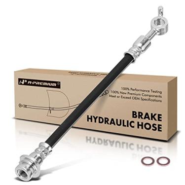 Imagem de A-Premium Mangueira hidráulica de freio externo do motorista traseiro compatível com modelos selecionados Nissan - Sentra 2017-2019, Sentra 2013-2019, Sentra 2020-2021 - Substituição # 462103SH5C